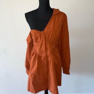 Off the shoulder corset dress